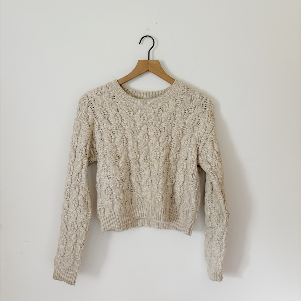 5 for $25 ✨ Cozy Cream Cable Knit Sweater